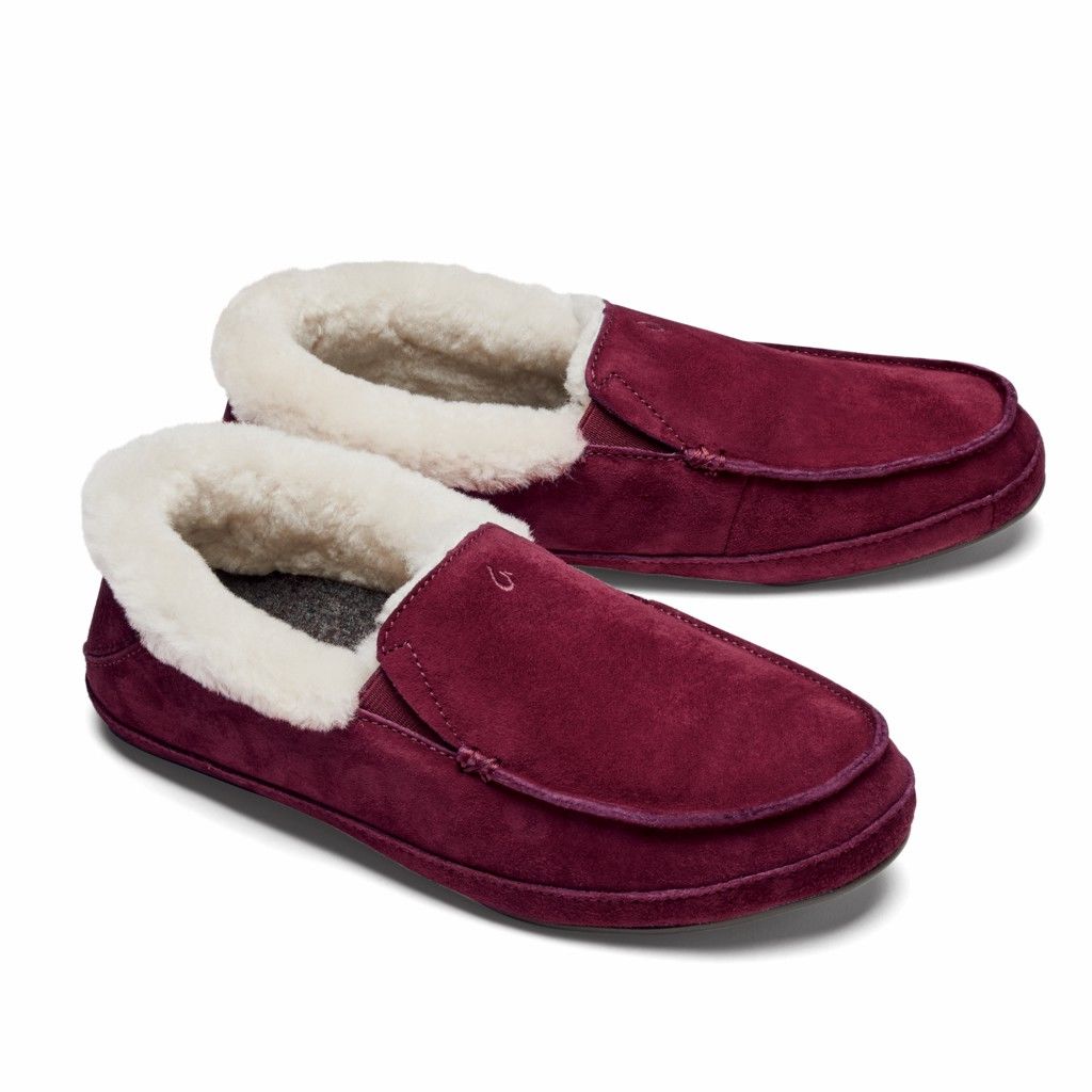 Zapatos Olukai Ku‘una - Pantuflas Mujer Rojos 20502-479